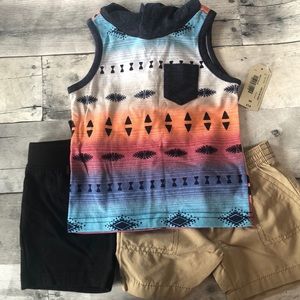 NWT Arizona Hooded tank with shorts